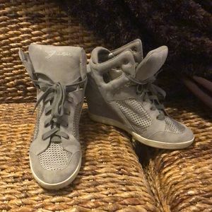 Guess Suede Wedge Shoe